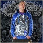 ECKO UNLTD. ZIPPER HOODY ANGELIC HOOD AZURE NEW