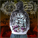 ECKO UNLTD. ZIPPER HOODY KING OF BLING BLACK NEW