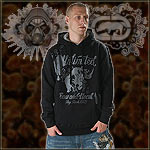 ECKO UNLTD. HOODY SWEATER PAISLEY PULLOVER BLACK