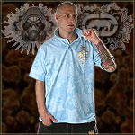 ECKO UNLTD. POLO JERSEY SHE�S A LOVER POLO LIGHT BLUE