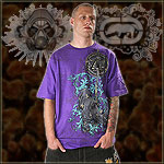 ECKO UNLTD. JERSEY T-SHIRT FEDERAL RESERVE ROYAL GRAPE