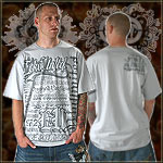 ECKO UNLTD. JERSEY T-SHIRT LEAD POISONING DUST GREY
