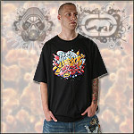 ECKO UNLTD. JERSEY T-SHIRT NEW YORK GRITTY CITY BLACK