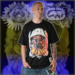 ECKO UNLTD. JERSEY T-SHIRT THE WATCHER BLACK NEW