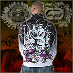 ECKO UNLTD. TRACK JACKET KING OF BLING BLACK NEW
