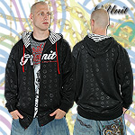 G-UNIT ZIPPER HOODY SWEATER G BANGER BLACK