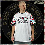 G-UNIT JERSEY TEE SHIRT ALL G`S BETTER TEE WHITE
