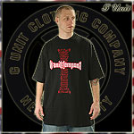 G-UNIT JERSEY TEE SHIRT BOUND FOR MERCY BLACK