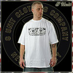 G-UNIT JERSEY TEE SHIRT MERCEY GIVEN WHITE
