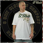 G-UNIT JERSEY TEE SHIRT WATERCOLOR CAMO WHITE