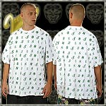 IREZUMI JERSEY TEE SHIRT DOLLAR ALL OVER WHITE