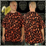 IREZUMI JERSEY TEE SHIRT OLD EGYPT ALL OVER BLACK