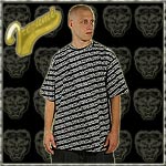 IREZUMI JERSEY TEE SHIRT FAMOUS STARS ALL OVER BLACK