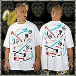 IREZUMI JERSEY TEE SHIRT BIG WEAPONS WHITE