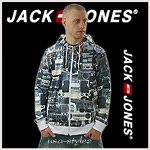 JACK &  JONES FULL ZIPHOODY SWEAT SHIRT BEAT BOX