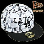 NEW ERA CAP LOS ANGELES DODGERS "BIG TOP EMB." BLACK