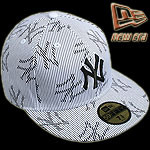 NEW ERA CAP NEW YORK YANKEES ALTERNATE STRIPE WH/BL