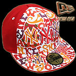 NEW ERA CAP NEW YORK YANKEES "WORD MARK" SCARLET