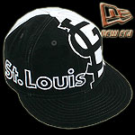 NEW ERA CAP ST. LOUIS CARDINALS "PEEP DIS" BLACK/WHITE