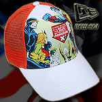 NEW ERA TRUCKER CAP X-MEN COMIC "BULLDOD" WHITE -OSFA-