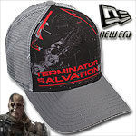 NEW ERA TRUCKER CAP TERMINATOR SALVATION WIRED GREY