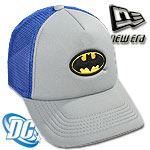 NEW ERA TRUCKER CAP BATMAN PRIMARY GREY/BLUE