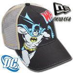 NEW ERA TRUCKER CAP BATMAN SWIPE BLACK/WHITE