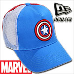 NEW ERA TRUCKER CAP CAPTAIN AMERICA PRIMARY BLUE