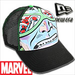 NEW ERA TRUCKER CAP SPIDERMAN OC EYES BLACK