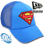 NEW ERA TRUCKER CAP SUPERMAN PRIMARY BLUE/RED