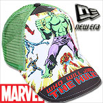 NEW ERA TRUCKER CAP HULK JUDGEMENT BLACK/GREEN