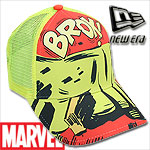 NEW ERA TRUCKER CAP HULK KNUCKLES ORANGE