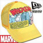NEW ERA TRUCKER CAP THOR HAMMERTIME YELLOW