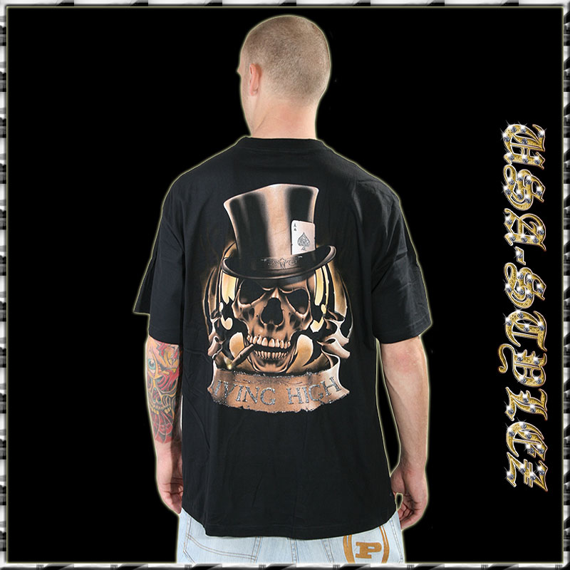 USA-STYLEZ NYC SPECIAL TEE SHIRT LIVING HIGH BLACK