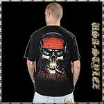 USA-STYLEZ NYC SPECIAL TEE SHIRT HIGH ON FIRE BLACK