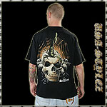USA-STYLEZ NYC SPECIAL TEE SHIRT LETHAL SCORPION BLACK