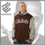 ROCAWEAR by JAY�Z TRACK JACKET LA FAMILIA BROWN