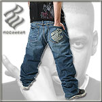ROCAWEAR DESIGNER JEANS HOSE FLAME DARK TINT