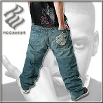 ROCAWEAR DESIGNER JEANS HOSE FLAME GREEN TINT