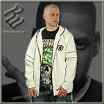 ROCAWEAR WOOL ZIPPER HOODY RW LOGO OFF WHITE