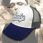 SHADY BY EMINEM TRUCKER MESH CAP WHITE/BLUE OSFA