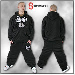 SHADY LTD TRACK SET SUIT ANZUG 8 MILE BLACK