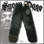 SNOOP DOGG BAGGY JEANS HOSE SUPER AFRO BLACK NEW