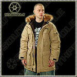 SOUTHPOLE USA LONG WINTER JACKET FUR HOODED WETSAND