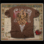 XTREME LEGENDS T-SHIRT IMPERIAL EAGLE 2 BROWN