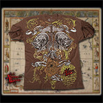 XTREME LEGENDS T-SHIRT THE KNIGHT BROWN