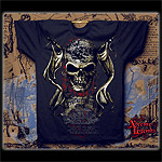 XTREME LEGENDS T-SHIRT MEGA SKULL NAVY