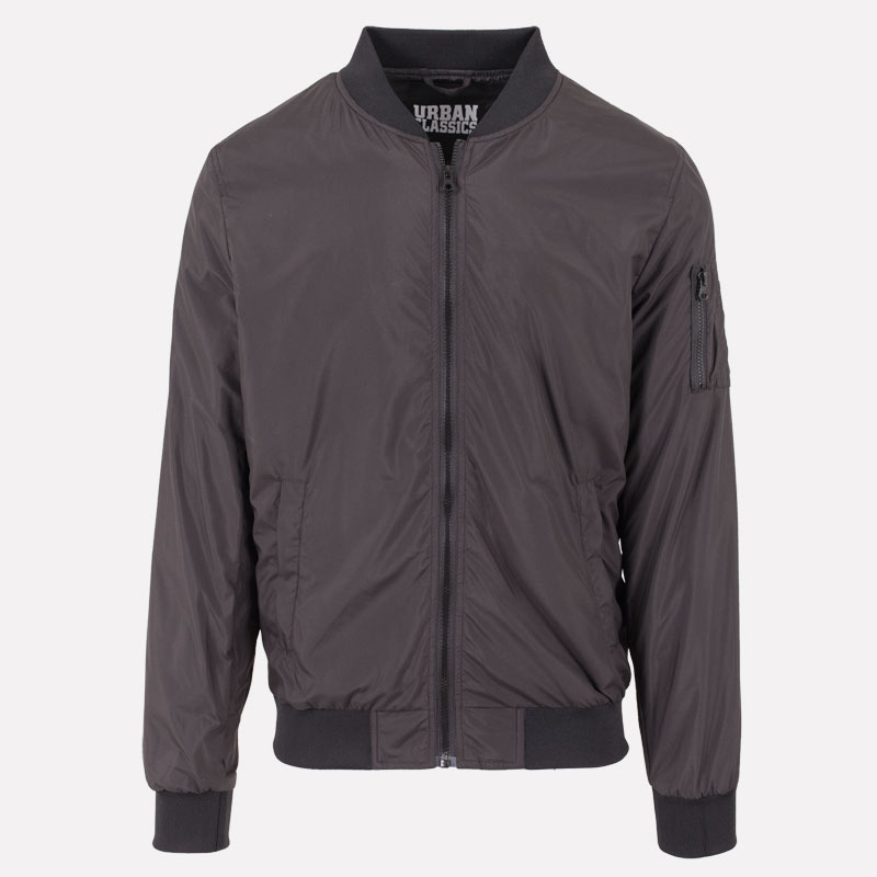 Crime London Uomo Urban Classics CRINKLE PANEL TRACK JACKET